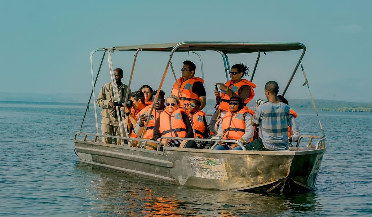Lake Ihema Boat Cruise in Akagera National Park